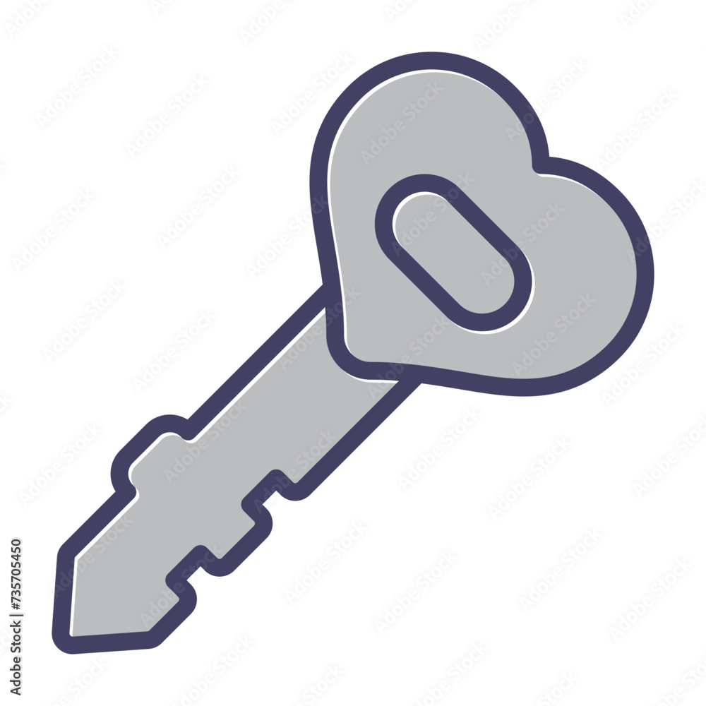 Car Key Vector Icon Car Key Vector Icon