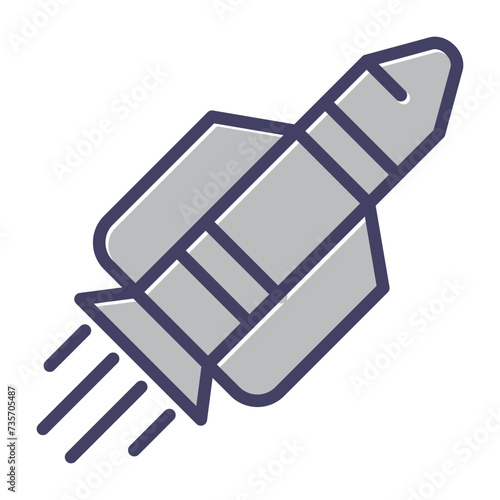 Rocket Vector Icon