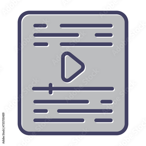 Video Vector Icon