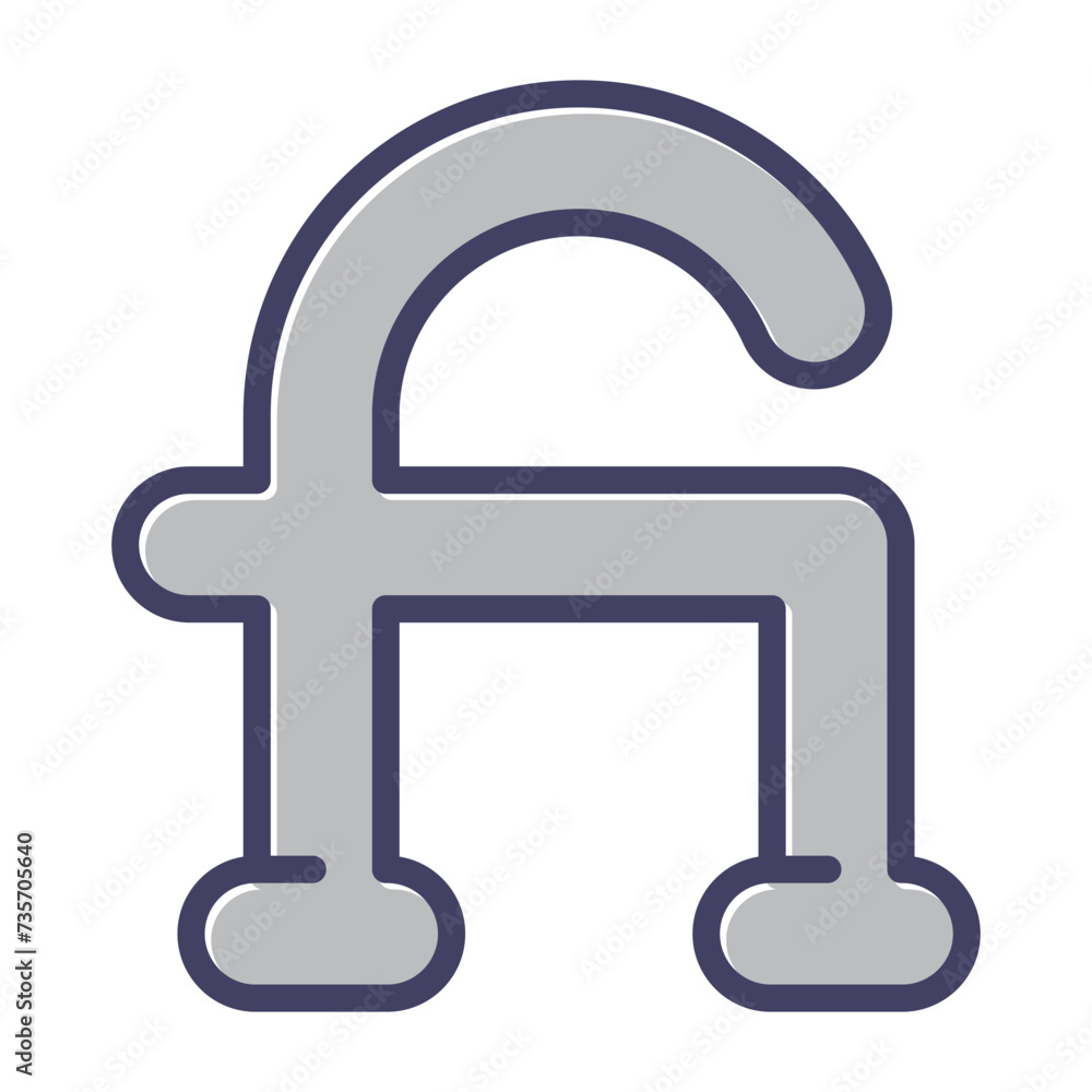 Ligature Vector Icon Ligature Vector Icon
