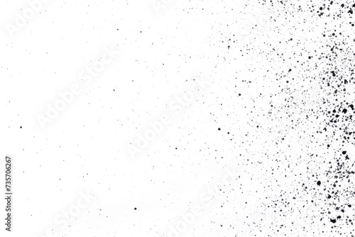Grunge old dot brush texture empty background banner or poster design with macro, white, droplet, vector illustration
