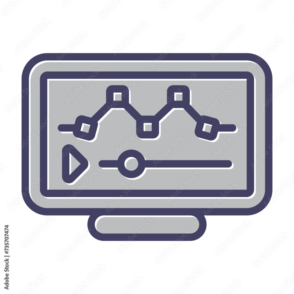 Video Editing Vector Icon Video Editing Vector Icon