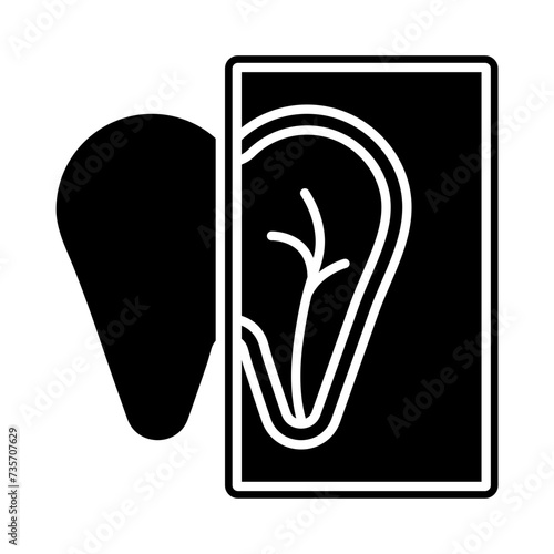 X ray. Dental icon set - solid Icon