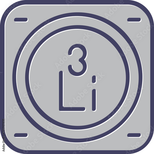 Lithium Vector Icon