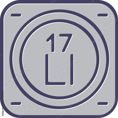 Chlorine Vector Icon