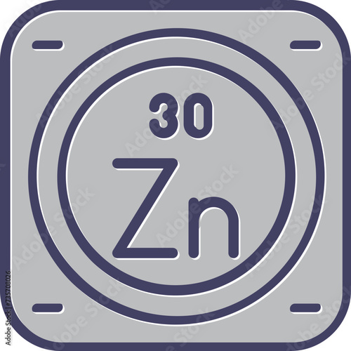 Zinc Vector Icon