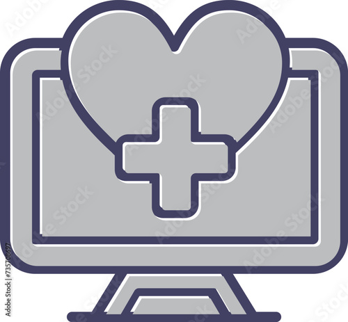 Computer Vector Icon