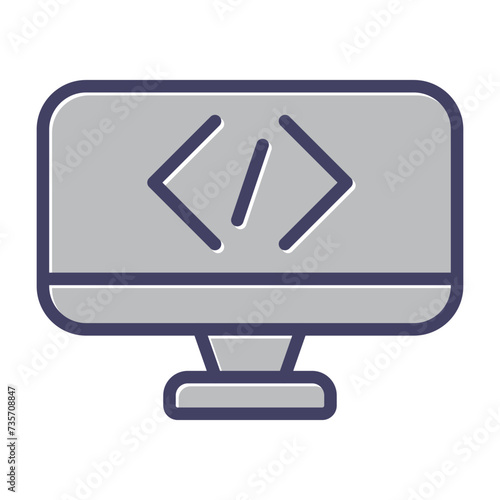 Coding Vector Icon