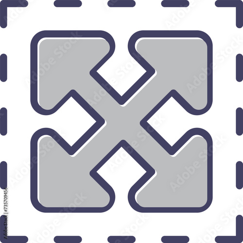 Enlarge Vector Icon