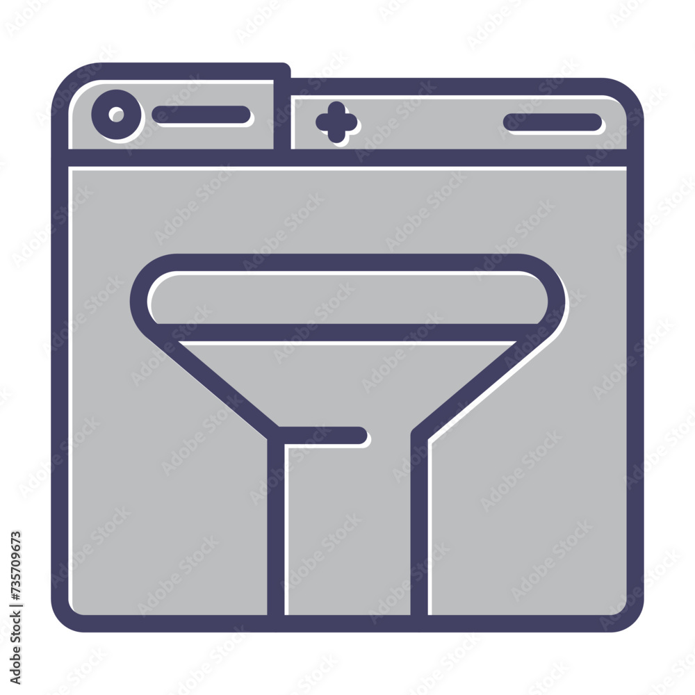 Funnel Vector Icon