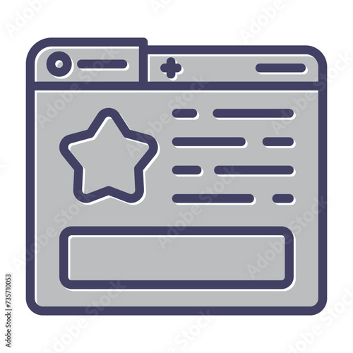 Favourite Page Vector Icon