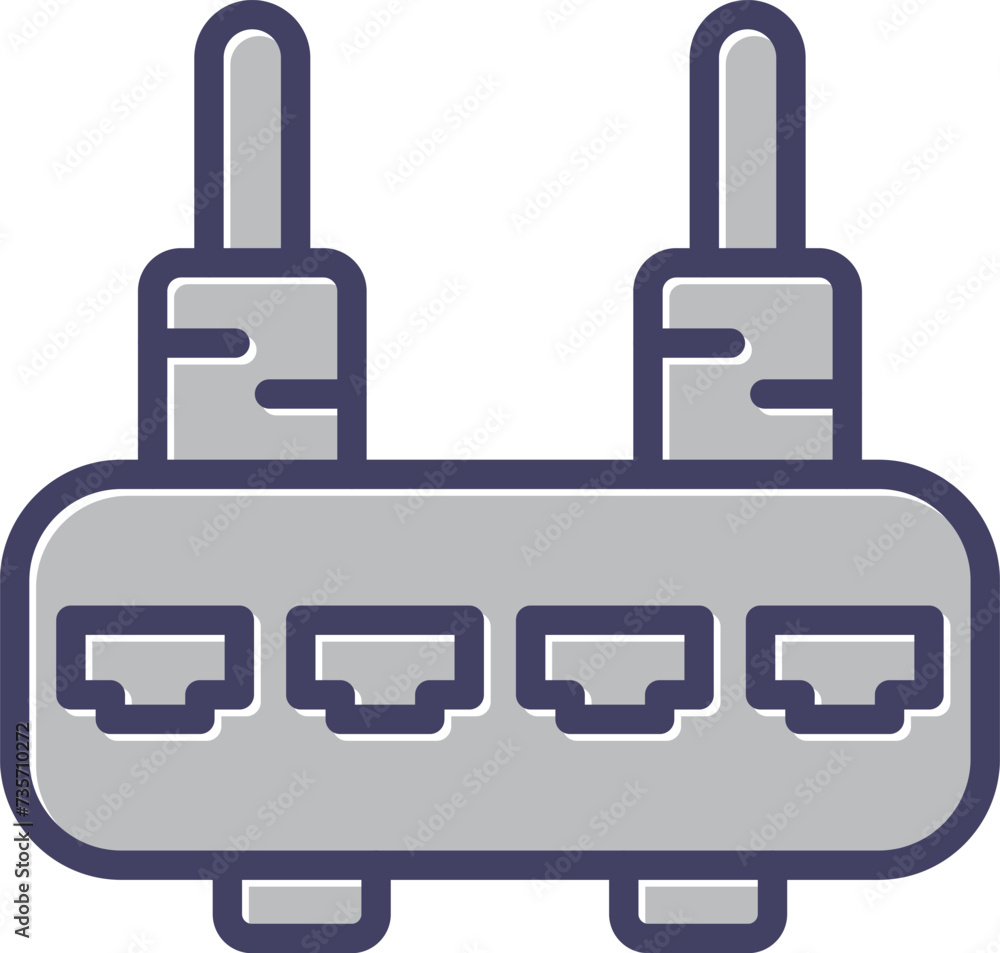 Router Vector Icon Router Vector Icon