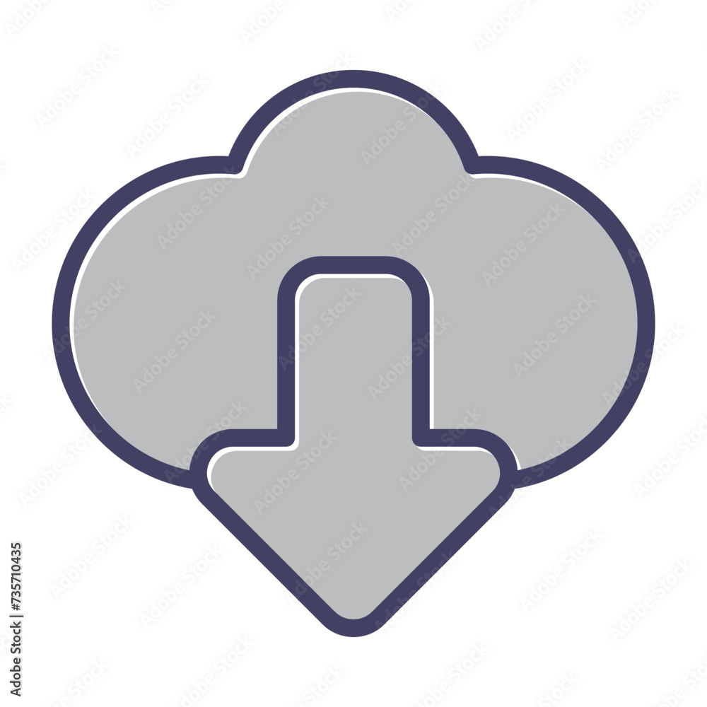 Cloud Computing Vector Icon Cloud Computing Vector Icon