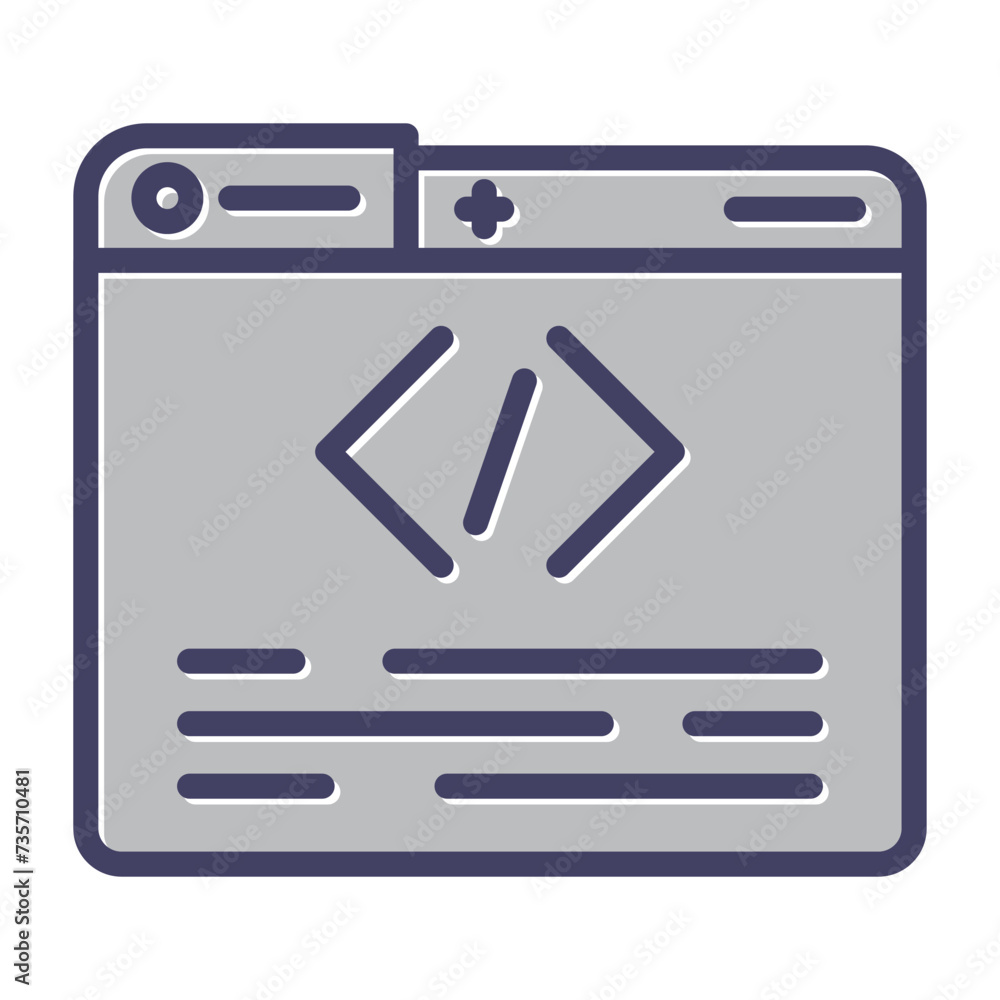 Programming Vector Icon Programming Vector Icon