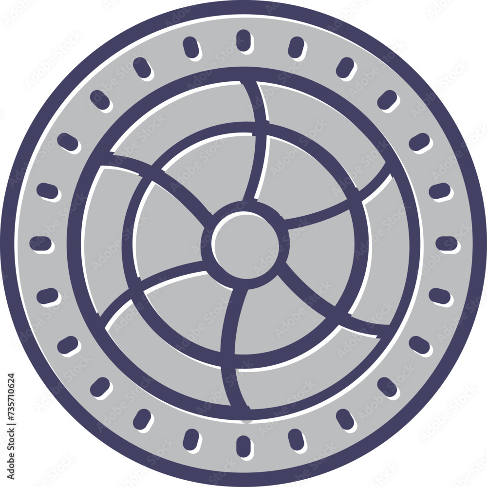 Obraz premium Fan Vector Icon