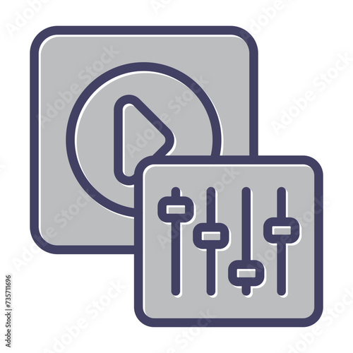Sliders Vector Icon