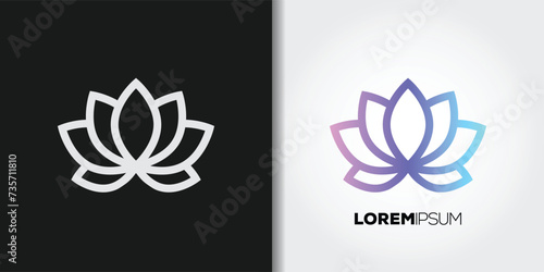 yoga logo symbol set