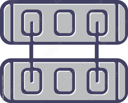 Network Switch Vector Icon