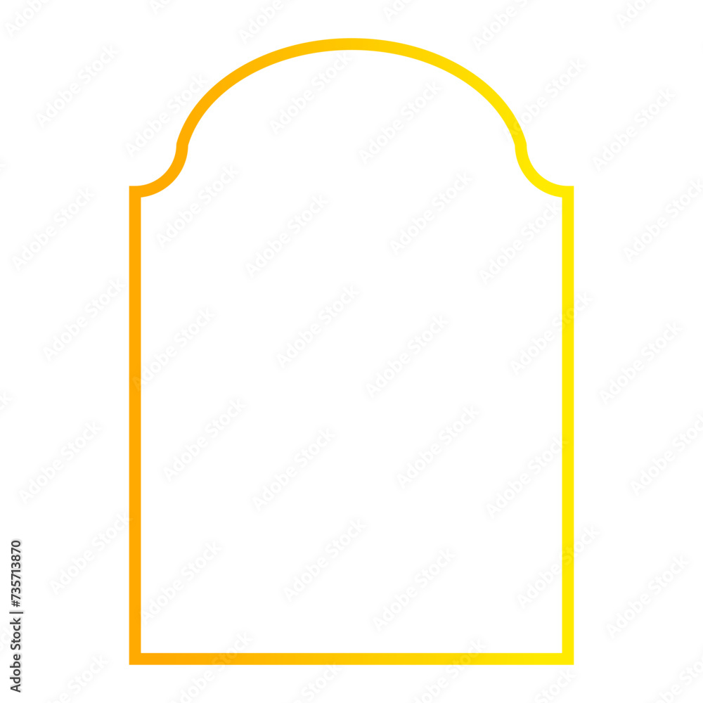 Luxury Gold Islamic Border, Vector Illustration. Luxury Gold Islamic Border, Vector Illustration.