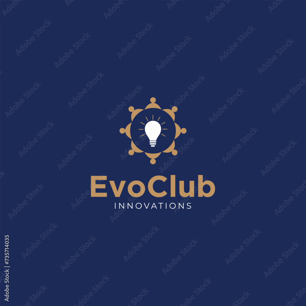 Fototapeta premium Club logo design