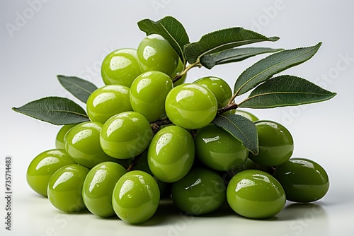 Wallpaper Mural bunch of olives on isolated background Torontodigital.ca