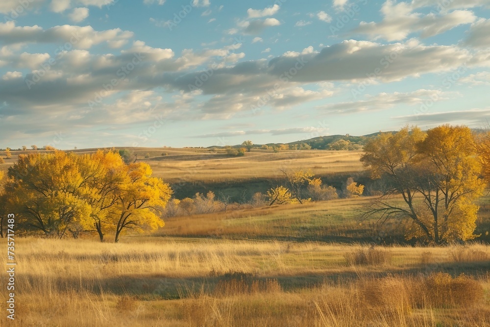 autumn landscape with river and sky autumn landscape with river and sky