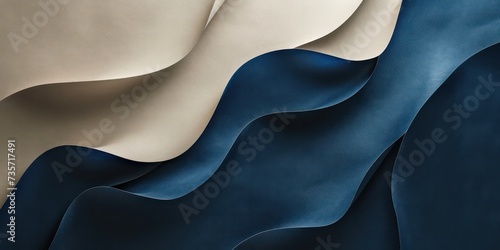 Soft navy blue and beige Kraft Paper texture background with light, subtle hues, tranquil and calming aesthetic