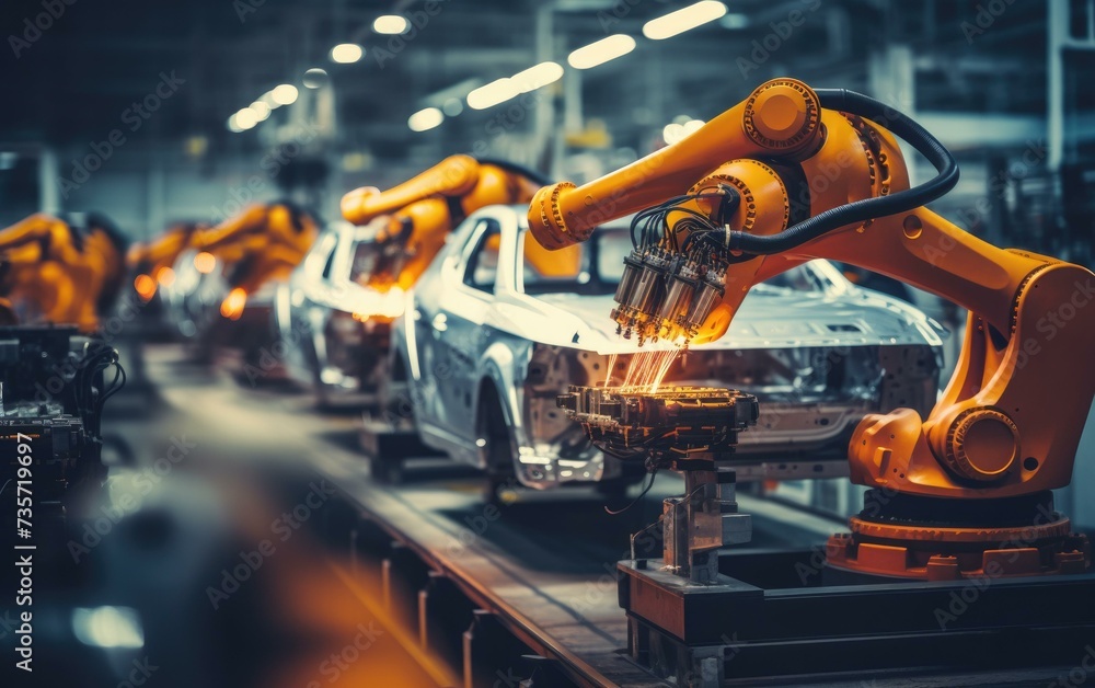 Automation in the automotive industry. Generative AI.