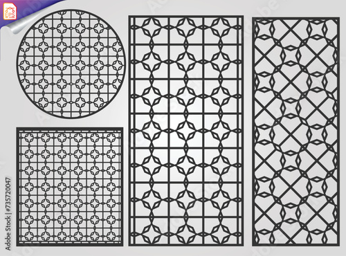 Patterned Wood Cutting Boards Floral Laser-Cut