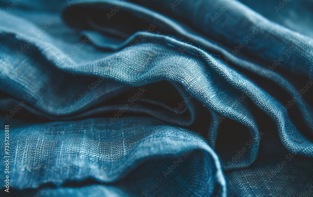 blue fabric background blue fabric background