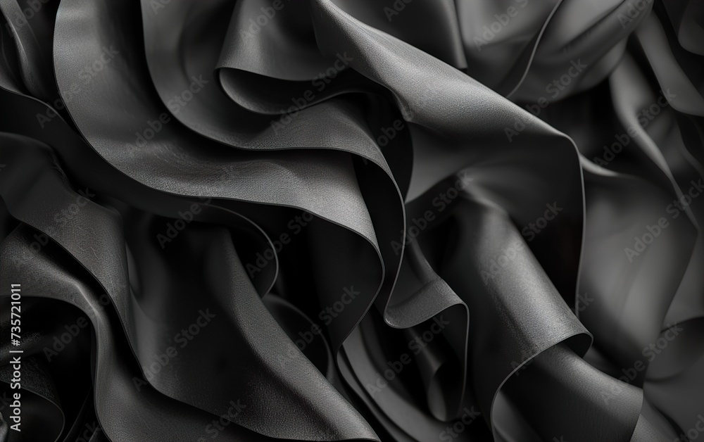Obraz premium black satin background