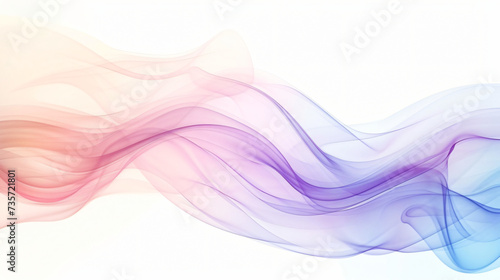 Light soft color wave line