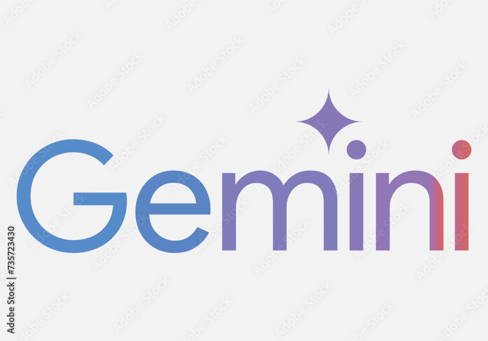 Google AI Gemini, AI Tool, Artifical Intelligence, Google AI Logo, Gemeni AI Vector Logo