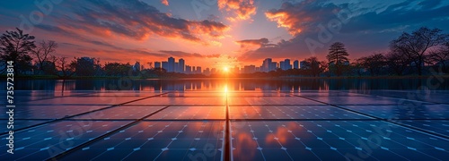 Photovoltaic power panel for roofs, solar energy system for homes, green house environmental industries.