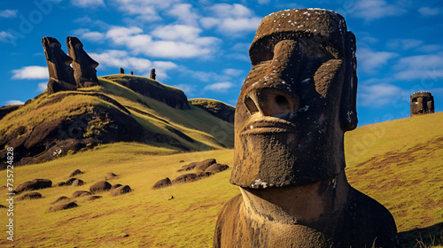 Moai on Easter Island