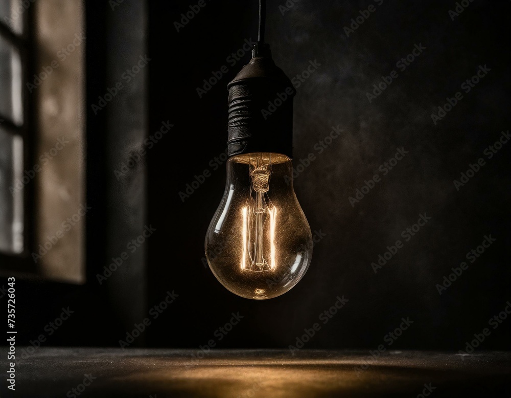 old light bulb on wood background old light bulb on wood background