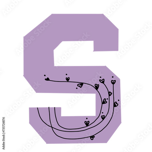 font letter s photo