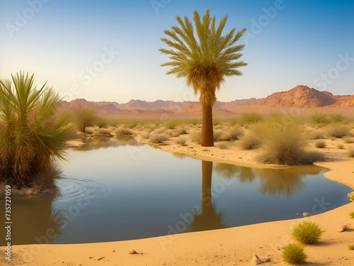 lake in the desert