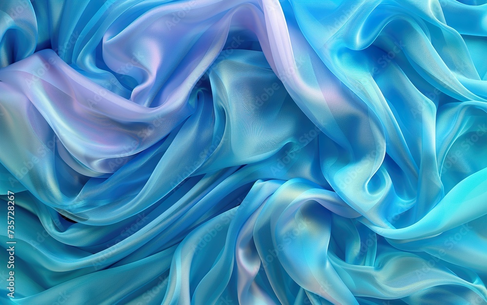 Fototapeta premium blue silk background