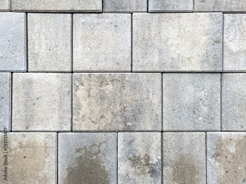 Naklejka premium Paving slabs as an abstract background. Texture