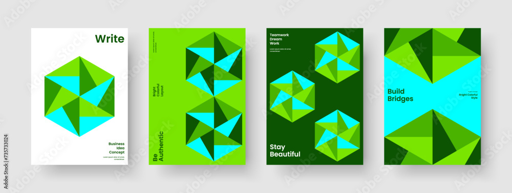 Obraz premium Abstract Poster Template. Isolated Banner Design. Modern Book Cover Layout. Brochure. Business Presentation. Report. Flyer. Background. Catalog. Leaflet. Advertising. Magazine. Newsletter. Notebook