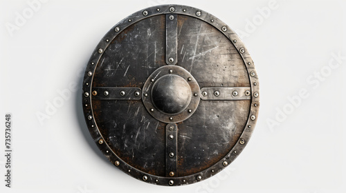 Round metal shield