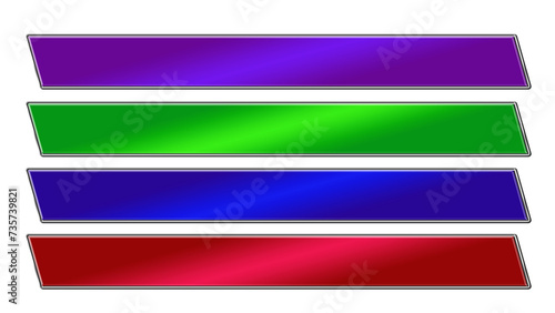 メタル、テロップベース、かわいい、ベース、枠