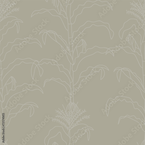 Cream .Blue,Beige colours natural colour ,seamless pattern ,prints background (ID: 735741613)