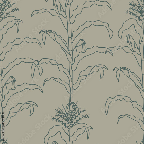 Cream .Blue,Beige colours natural colour ,seamless pattern ,prints background (ID: 735741851)