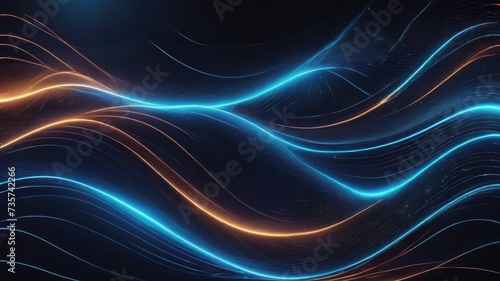 Abstract background, Fractal burst background, curved banner, colorful glowing curved lines web banner, neon light lines wallpaper, wavy lines background, neon curved  lines, and particles  © Tilak