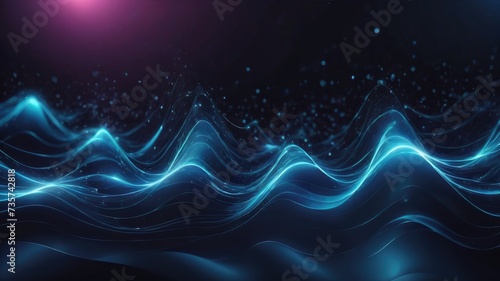 Abstract background, Fractal burst background, curved banner, colorful glowing curved lines web banner, neon light lines wallpaper, wavy lines background, neon curved  lines, and particles  © Tilak