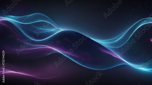 Abstract background, Fractal burst background, curved banner, colorful glowing curved lines web banner, neon light lines wallpaper, wavy lines background, neon curved lines, and particles 