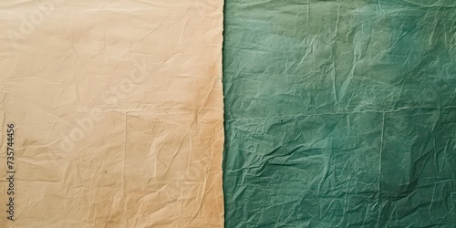 Soft green and beige Kraft Paper texture background with light, subtle hues, tranquil and calming aesthetic.