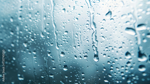 Texture of a drop of rain